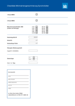 Bilz Checkliste - Synchro MMS