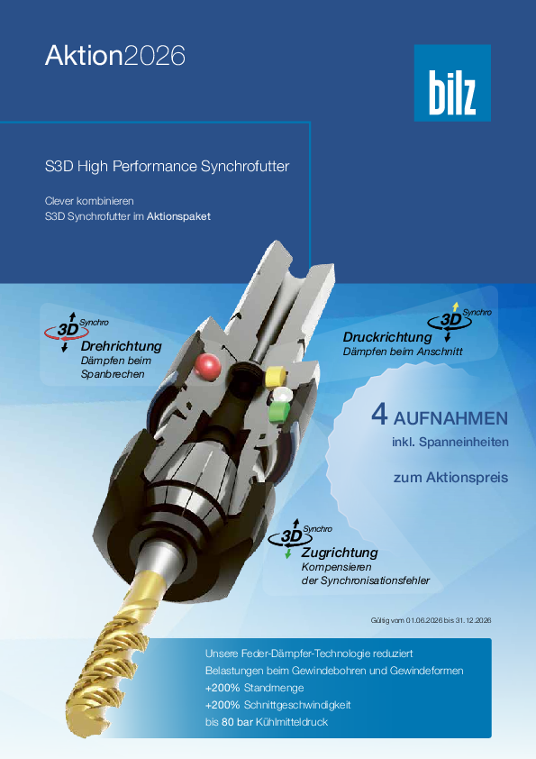 Flyer Aktion2026 S3D High Performance Synchrofutter
