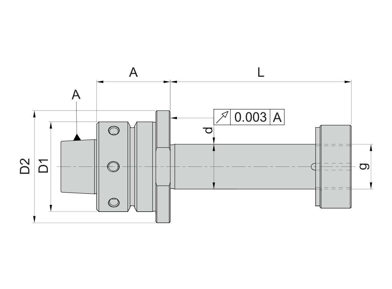 Schleifscheibenadapter